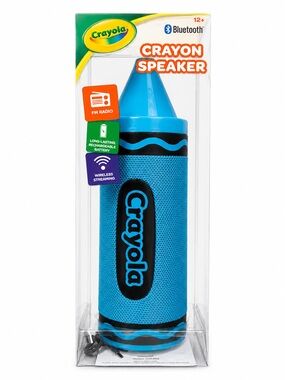 Crayola Blue Crayon Bluetooth Speaker